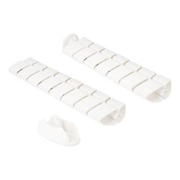 DeLOCK 20797 Cable Duct for desk 740 x 75 mm height adjustable white Fiche technique | Fixfr