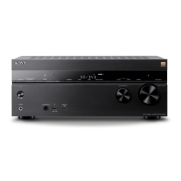 Sony STR-DN1070 Manuel utilisateur | Fixfr