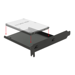 DeLOCK 18212 Installation frame for 1 x 2.5″ HDD into the PC slot Fiche technique | Fixfr