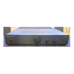 Cambridge Audio Topaz AM1 Manuel utilisateur | Fixfr
