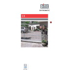 Entrematic Ditec CROSS - IP1747 Manuel utilisateur
