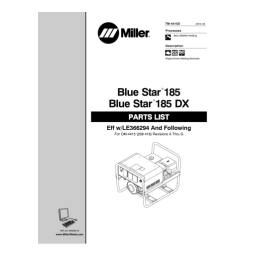 Miller BLUE STAR 185 Manuel utilisateur | Fixfr