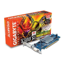 Gigabyte GV-RX30S128D Manuel utilisateur | Fixfr
