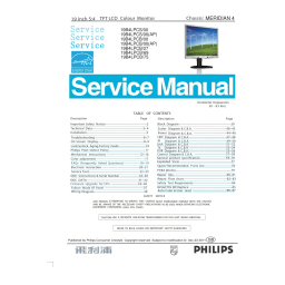 Philips 19B1AS/00 Brilliance Moniteur LCD avec base Ergo, USB, audio Manuel utilisateur | Fixfr