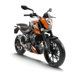 KTM 125 Duke 2015 Manuel utilisateur | Fixfr