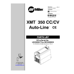 Miller XMT 350 CC/CV AUTO-LINE CE 907161012 Manuel utilisateur