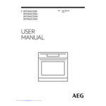 Manuel d'utilisation Four AEG + Chat IA &amp; PDF