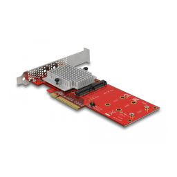 DeLOCK 90305 PCI Express x8 Card to 2 x internal NVMe M.2 Key M - Low Profile Form Factor Fiche technique | Fixfr