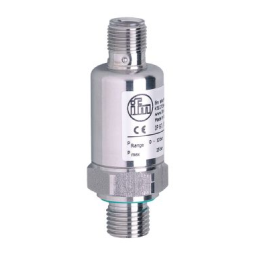 IFM PT3550 Pressure transmitter Guide d'installation | Fixfr