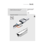 Bosch Rexroth R320103262 Syst&egrave;me de mesure int&eacute;gr&eacute; IMS pour guidages &agrave; billes et guidages &agrave; rouleaux sur rails Manuel utilisateur