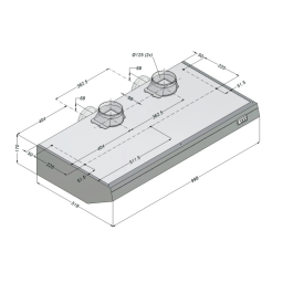 Bartscher 100100 Novy-exhaust hood, W1000, SS Mode d'emploi | Fixfr