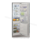 Whirlpool ART 487/A+ Fridge/freezer combination Manuel utilisateur