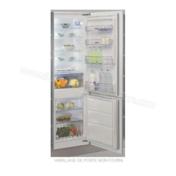 Whirlpool ART 487/A+ Fridge/freezer combination Manuel utilisateur | Fixfr