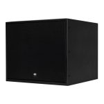 RCF S 8018 II HIGH-EFFICIENCY SUBWOOFER sp&eacute;cification