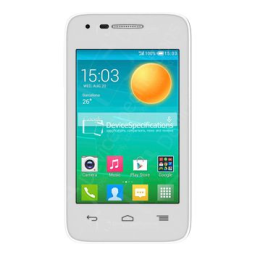 Alcatel One Touch Pop D1 - 4018 Manuel du propriétaire | Fixfr