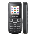 Samsung GT-E1100T Manuel utilisateur