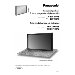 TH42PHD7ESJ | TH50PHD7EKJ | TH50PHD7ESJ | TH42PWD7EKJ | TH37PWD7EKJ | TH42PWD7ESJ | Mode d'emploi | Panasonic TH42PHD7EKJ Operating instrustions | Fixfr