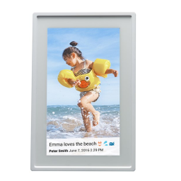 Denver PFF-711WHITEMK2 7” digital Wi-Fi photoframe Manuel utilisateur | Fixfr
