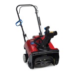 Toro Power Clear 518 ZE Snowthrower Manuel utilisateur