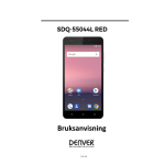 Denver SDQ-55044LRED 5.5&rdquo; 4G Quad Core smartphone Manuel utilisateur