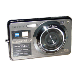 Sony DSC-W300 Manuel utilisateur | Fixfr