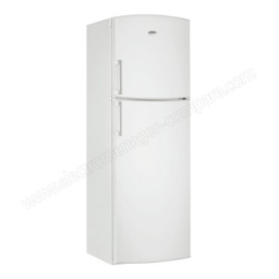 Whirlpool WTE3113 A+W Fridge/freezer combination Manuel utilisateur | Fixfr