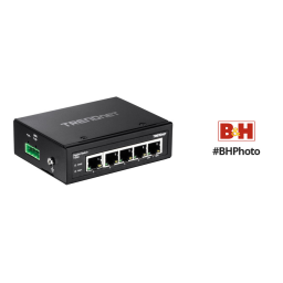 Trendnet RB-TI-G50 5-Port Hardened Industrial Gigabit DIN-Rail Switch Fiche technique | Fixfr