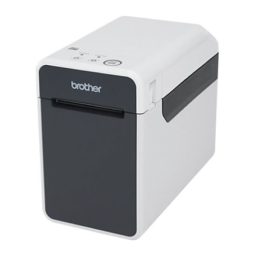 Brother TD-2020/2020A Label Printer Manuel utilisateur | Fixfr