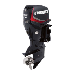 Evinrude EV 75 2010 Manuel du propriétaire | Fixfr