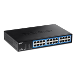 Trendnet TEG-S25D 24-Port Gigabit Desktop Switch Fiche technique