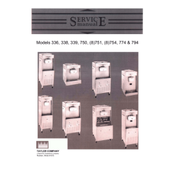 Taylor Model 750/751/754/774 Manuel utilisateur | Fixfr