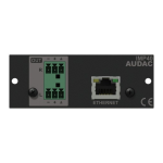 AUDAC IMP40 SourceCon&trade; internet audio player module  Manuel utilisateur