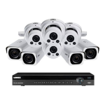 Lorex LNB8963-4PK 4K Ultra HD Resolution 8MP Motorized Varifocal Outdoor 4x Optical Zoom IP Camera, 250ft Night Vision (White-4PK) Guide de d&eacute;marrage rapide