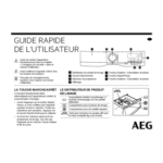 AEG L8FEE84W Guide de d&eacute;marrage rapide