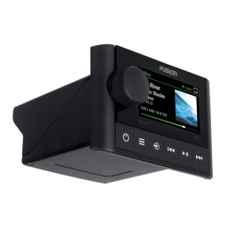 Fusion MS-SRX400 Apollo Marine Zone Stereo Manuel du propriétaire | Fixfr