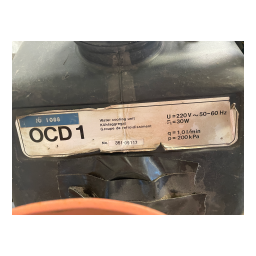 ESAB OCD 1 Manuel utilisateur | Fixfr