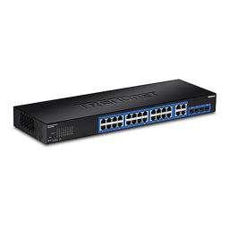 Trendnet TEG-40128 12-Port 10G Web Smart Switch Fiche technique | Fixfr