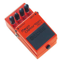 Boss MD-2 Mega Distortion Manuel utilisateur | Fixfr