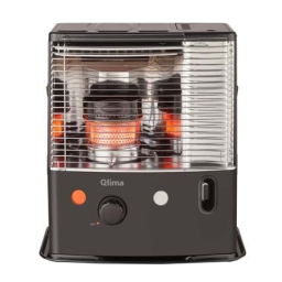 QLIMA R4224STC-2 Paraffin heater Manuel utilisateur | Fixfr