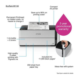 Epson ECOTANK ET-M1140 Manuel utilisateur | Fixfr