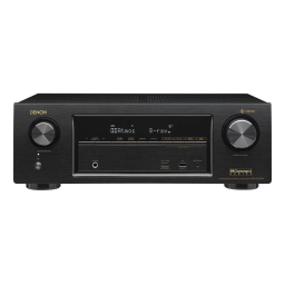 Denon AVR X1400HAVR-X1400HAVRX1400H Manuel utilisateur | Fixfr