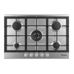 Candy CVG75SWGNX Table gaz Product fiche | Fixfr