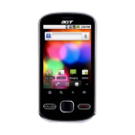 Acer E140 Smartphone Manuel utilisateur