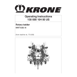 Krone KW9.02/8T, KW11.02/10T, KW13.02/12 T, KW15.02/14T Mode d'emploi