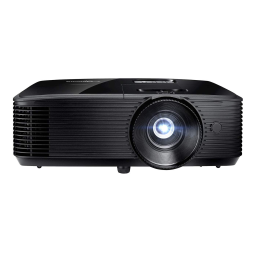 Optoma H190X Big screen entertainment, bright HD ready projector Manuel utilisateur | Fixfr