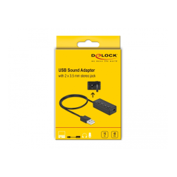 DeLOCK 66731 USB Headset and Microphone Adapter Fiche technique | Fixfr