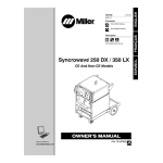 Miller SYNCROWAVE 250 DX Manuel utilisateur