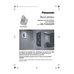 Panasonic KXTCD220FR Operating instrustions