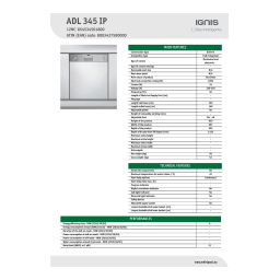 Whirlpool ADL 345 IP Manuel utilisateur | Fixfr