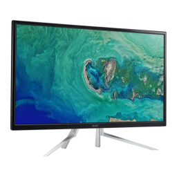 Acer ET322QU Monitor Guide de démarrage rapide | Fixfr